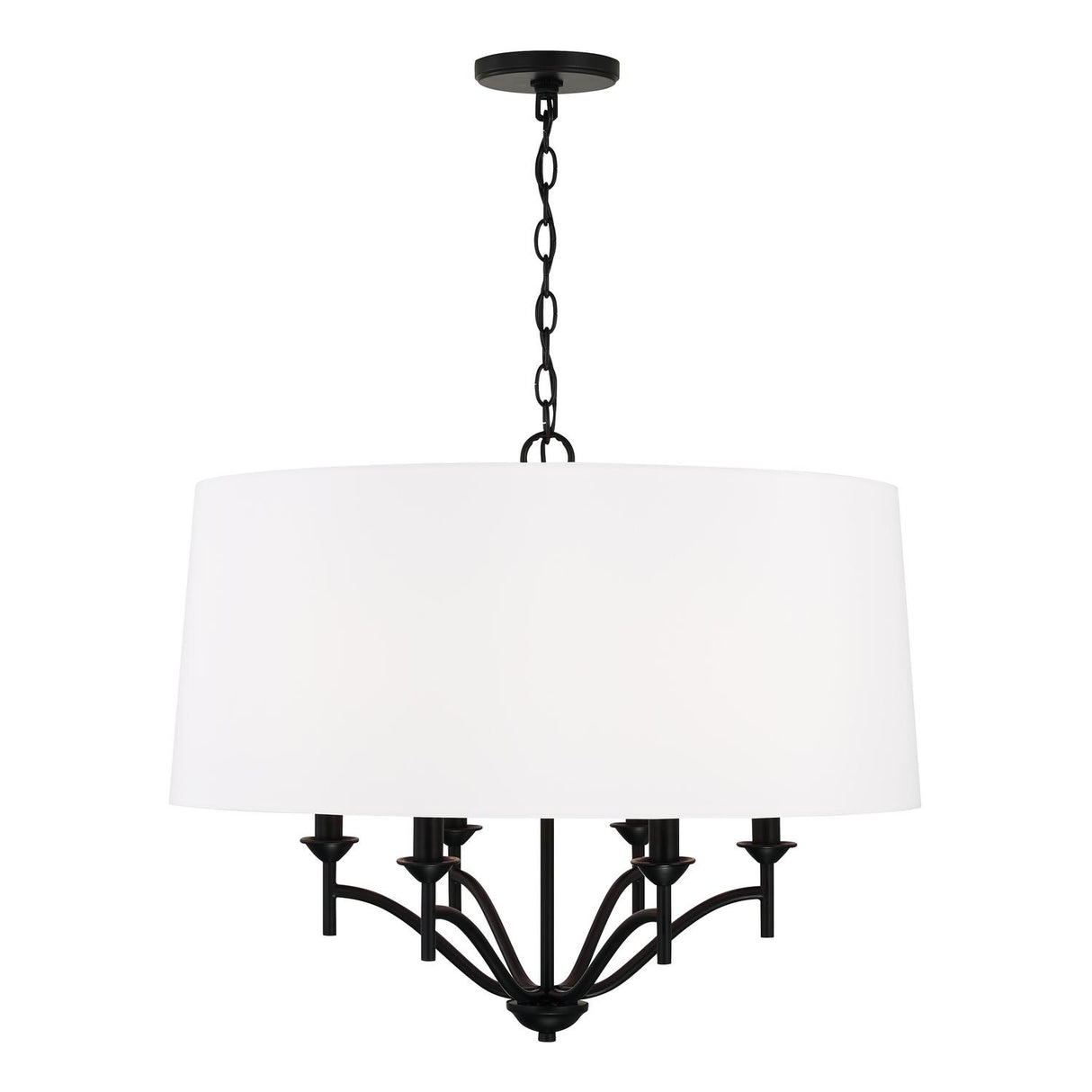 Capital Lighting 342061MB Peyton 6 Light Pendant Matte Black