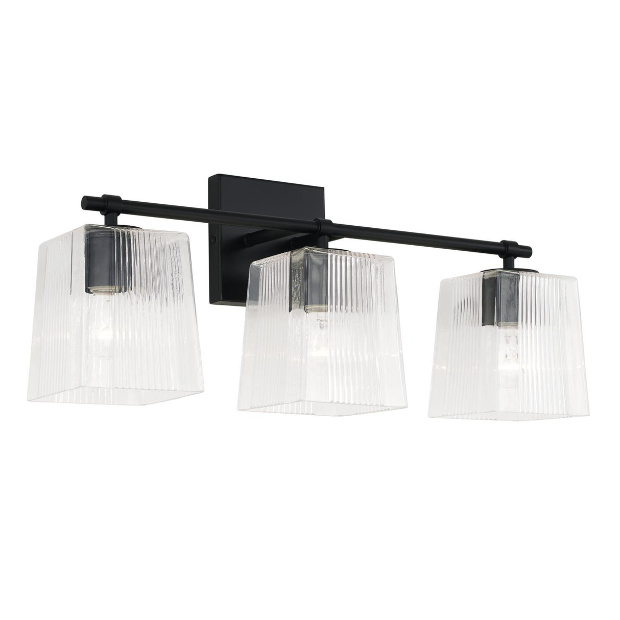 Capital Lighting 141731MB-508 Lexi 3 Light Vanity Matte Black