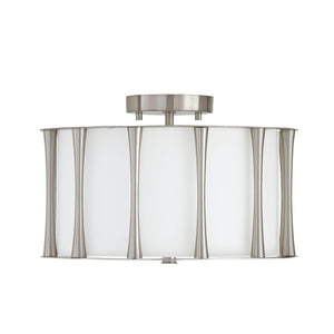 Capital Lighting 244631BN Bodie 3 Light Dual Mount Semi-Flush/Pendant Brushed Nickel