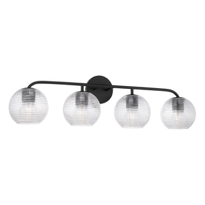 Capital Lighting 149941MB-544 Dolan 4 Light Vanity Matte Black