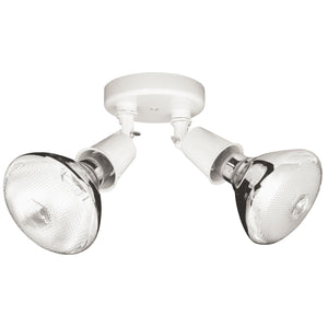 Capital Lighting 9502WH Outdoor 2 Light Outdoor FloodLight White