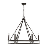 Capital Lighting 443461OB Merrick 6 Light Chandelier Old Bronze