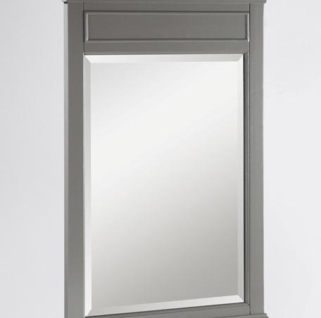 Smithfield 24" Mirror - Medium Gray