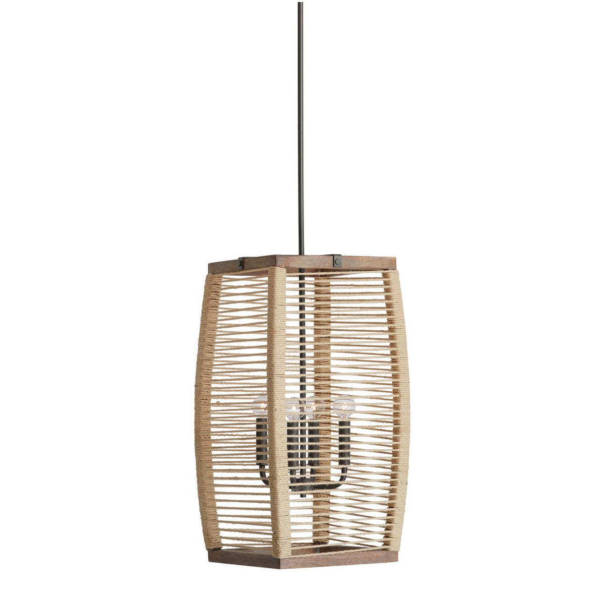 Capital Lighting 540341YG Jacob 4 Light Foyer Grey Wash and Grey Iron