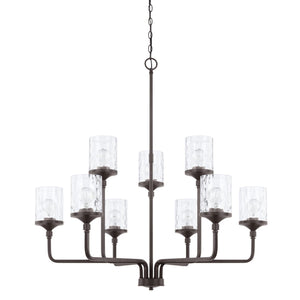 Capital Lighting 428891BZ-451 Colton 9 Light Chandelier Bronze
