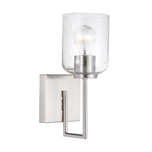 Capital Lighting 639311BN-500 Carter 1 Light Sconce Brushed Nickel