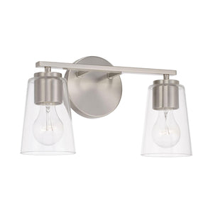 Capital Lighting 148621BN-537 Portman 2 Light Vanity Brushed Nickel