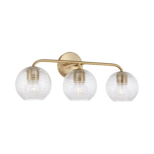 Capital Lighting 149931MA-544 Dolan 3 Light Vanity Matte Brass