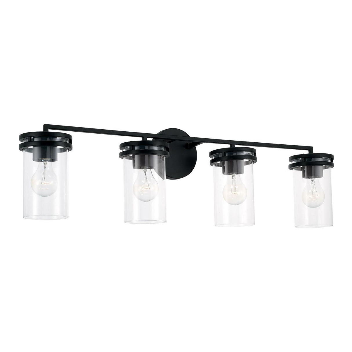 Capital Lighting 148741MB-539 Fuller 4 Light Vanity Matte Black