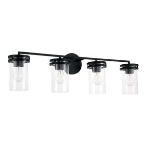 Capital Lighting 148741MB-539 Fuller 4 Light Vanity Matte Black