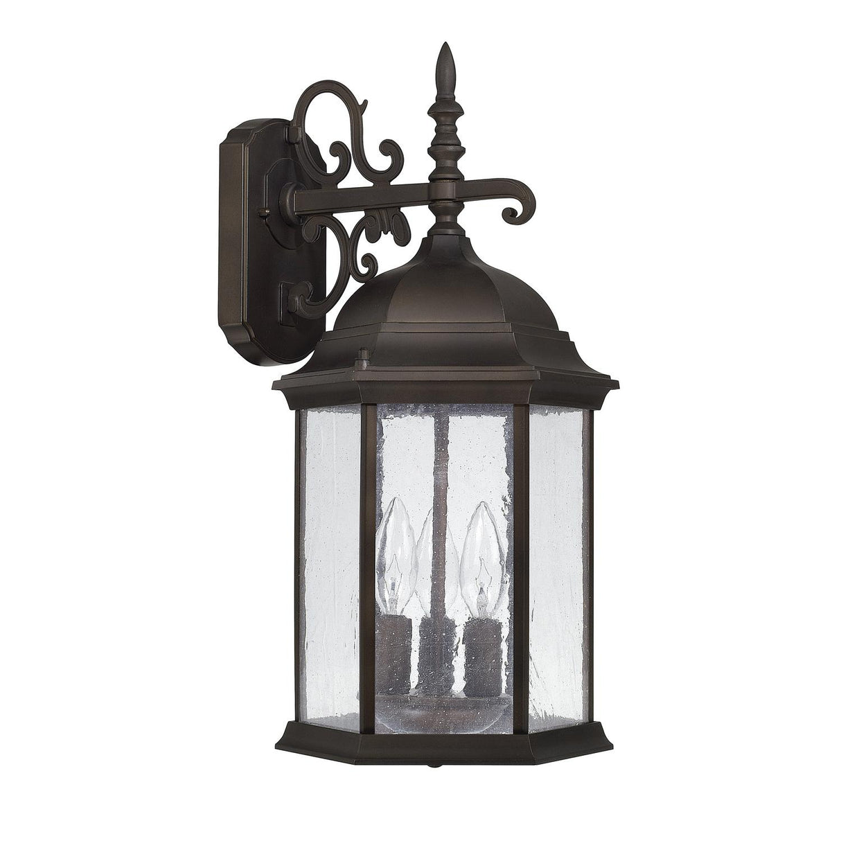 Capital Lighting 9834OB Main Street 3 Light Outdoor Wall Lantern Old Bronze