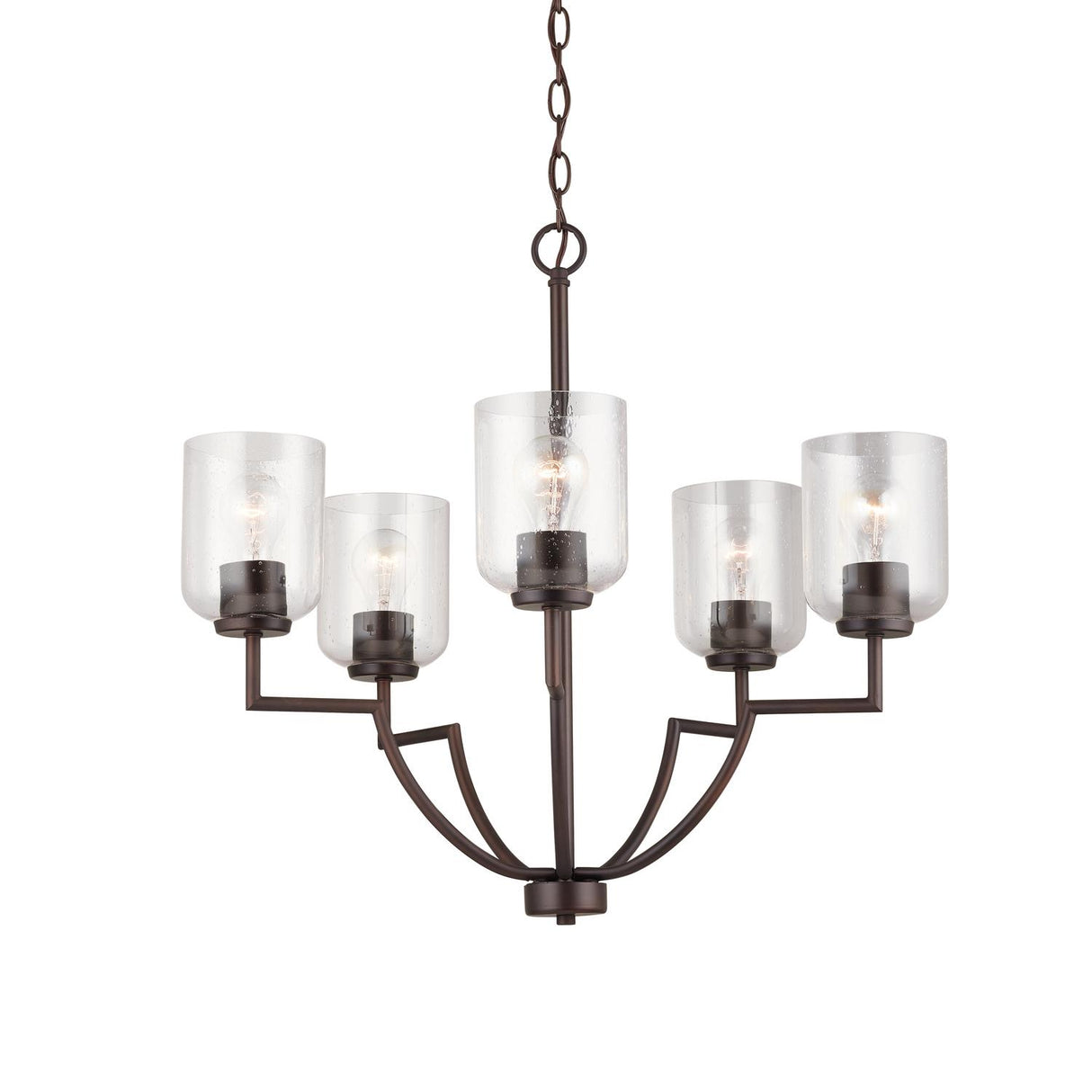 Capital Lighting 439351BZ-500 Carter 5 Light Chandelier Bronze