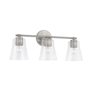Capital Lighting 146931BN-533 Baker 3 Light Vanity Brushed Nickel