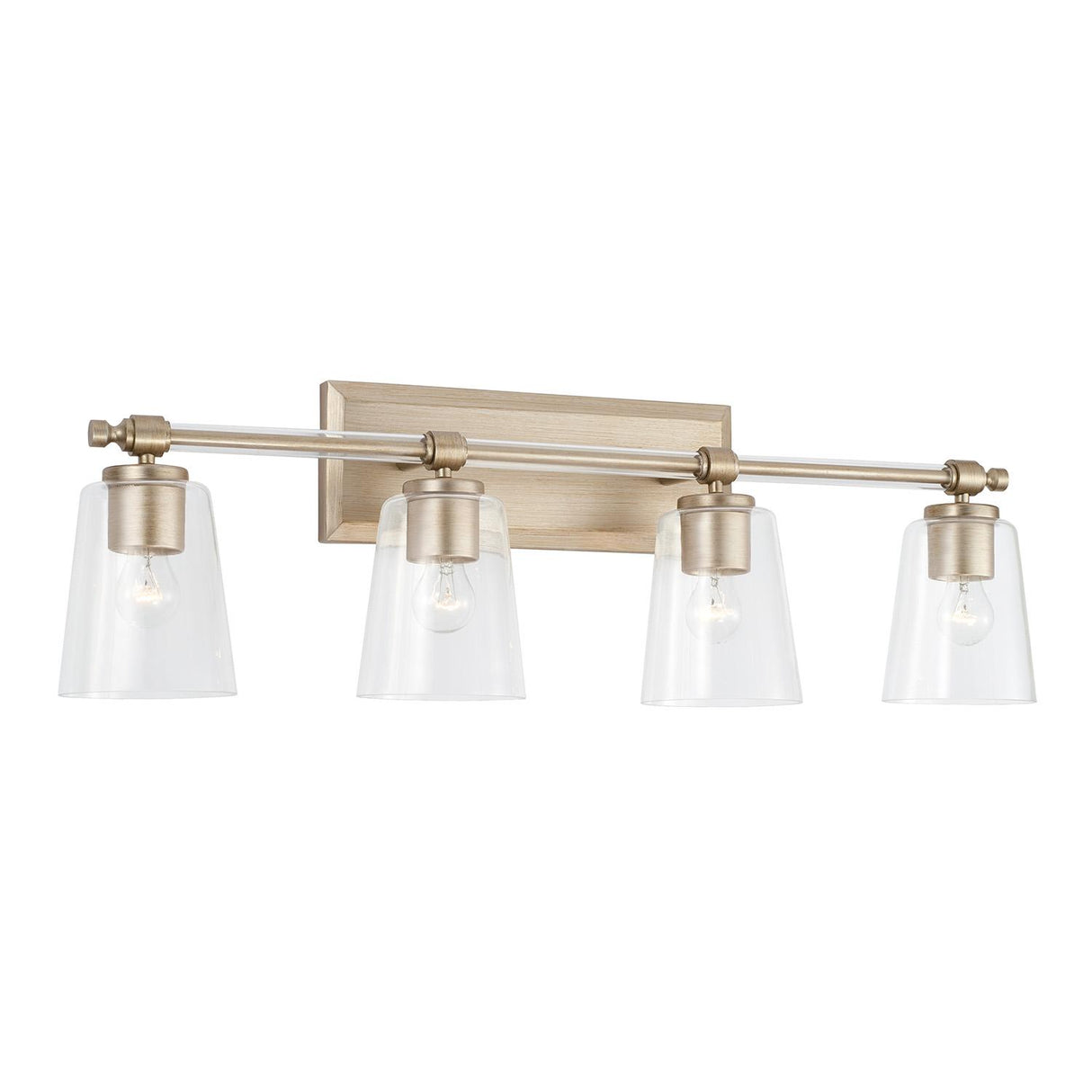 Capital Lighting 144841BS-523 Breigh 4 Light Vanity Brushed Champagne