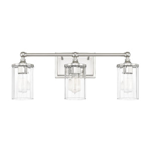 Capital Lighting 120731PN-423 Camden 3 Light Vanity Polished Nickel