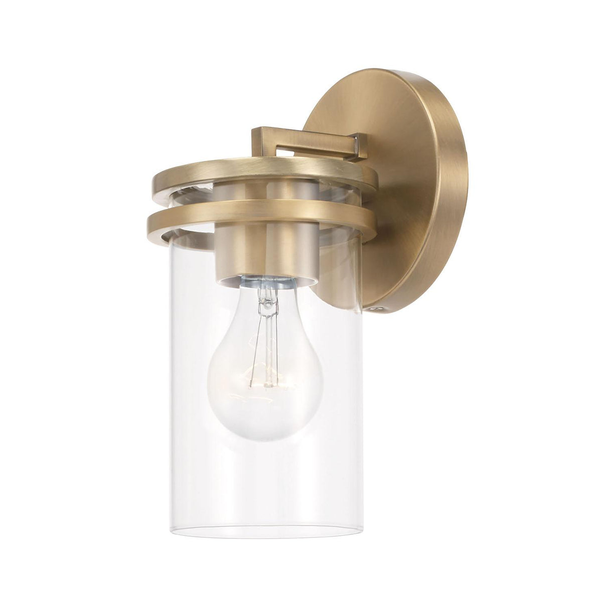 Capital Lighting 648711AD-539 Fuller 1 Light Sconce Aged Brass