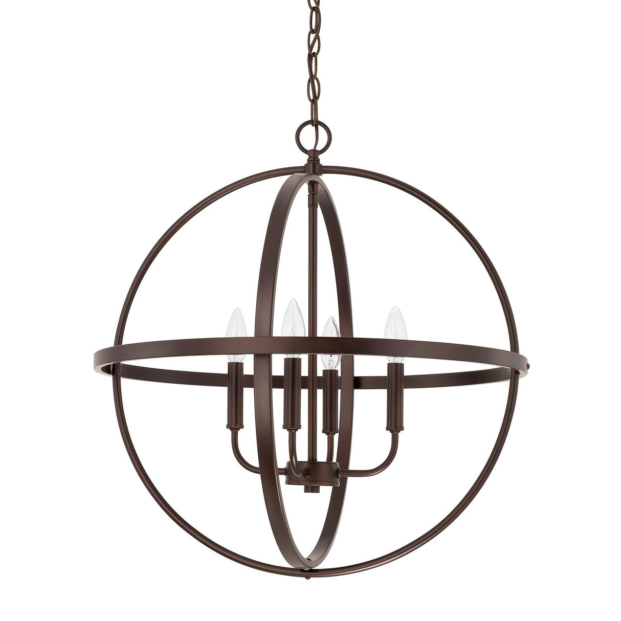 Capital Lighting 317542BZ Hartwell 4 Light Pendant Bronze