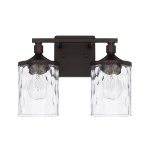 Capital Lighting 128821BZ-451 Colton 2 Light Vanity Bronze