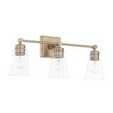 Capital Lighting 121831AD-432 Rory 3 Light Vanity Aged Brass