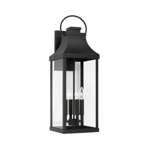 Capital Lighting 946441BK Bradford 4 Light Outdoor Wall Lantern Black
