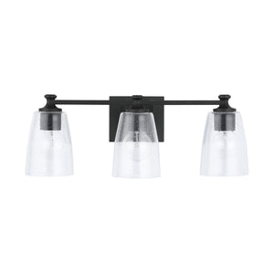 Capital Lighting 140931MB-506 Myles 3 Light Vanity Matte Black