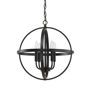 Capital Lighting 317541MB Hartwell 4 Light Pendant Matte Black