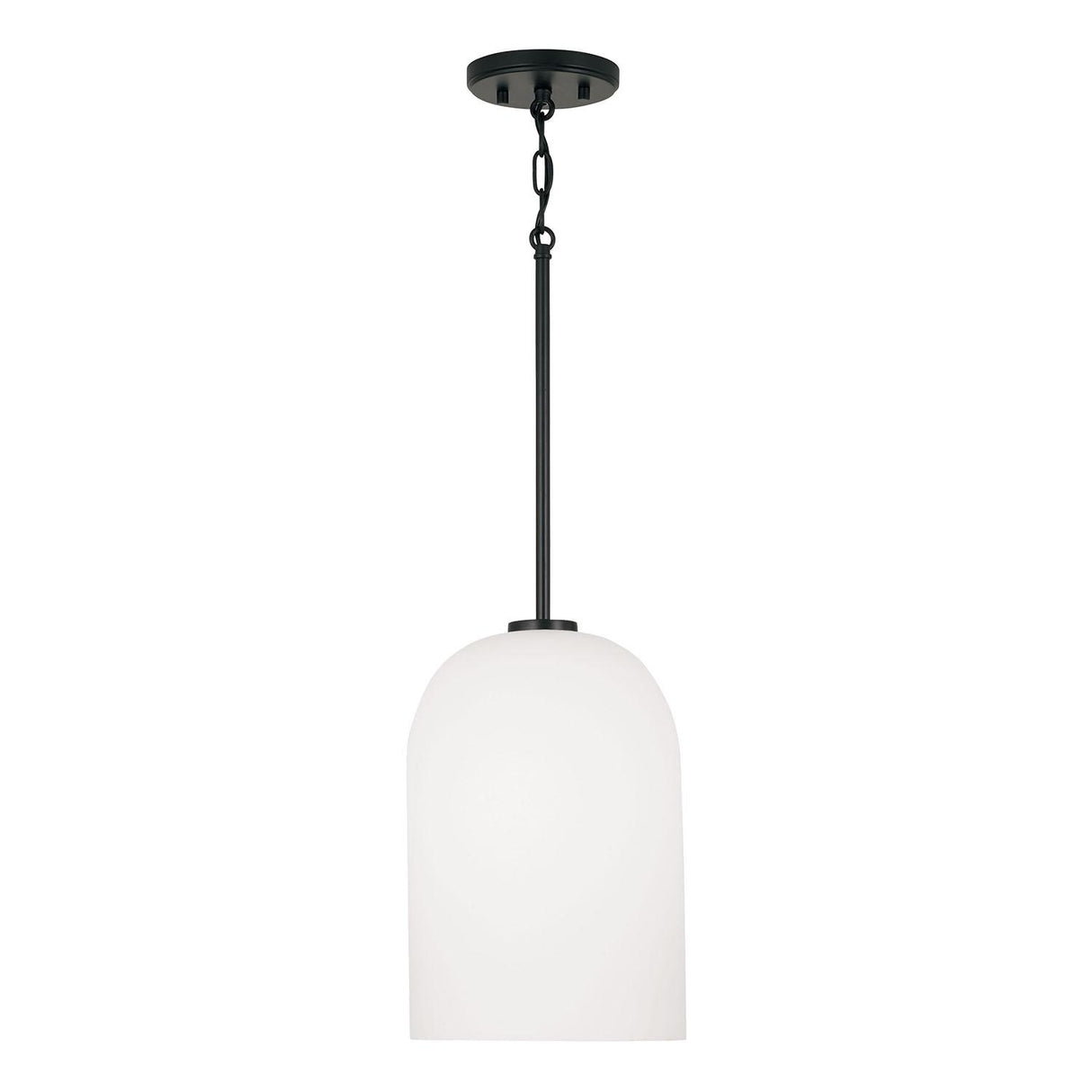 Capital Lighting 348811MB Lawson 1 Light Pendant Matte Black