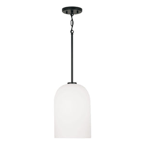 Capital Lighting 348811MB Lawson 1 Light Pendant Matte Black