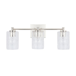 Capital Lighting 138331PN-491 Emerson 3 Light Vanity Polished Nickel