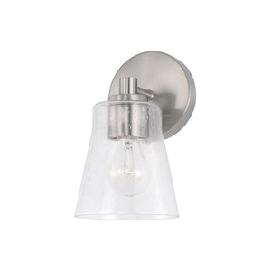 Capital Lighting 646911BN-533 Baker 1 Light Sconce Brushed Nickel