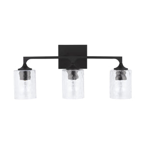 Capital Lighting 137331BI-486 Clint 3 Light Vanity Black Iron