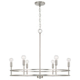 Capital Lighting 448761BN Fuller 6 Light Chandelier Brushed Nickel