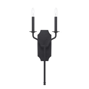 Capital Lighting 619821BI Ravenwood 2 Light Sconce Black Iron