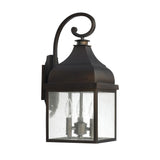 Capital Lighting 9642OB Westridge 3 Light Outdoor Wall Lantern Old Bronze