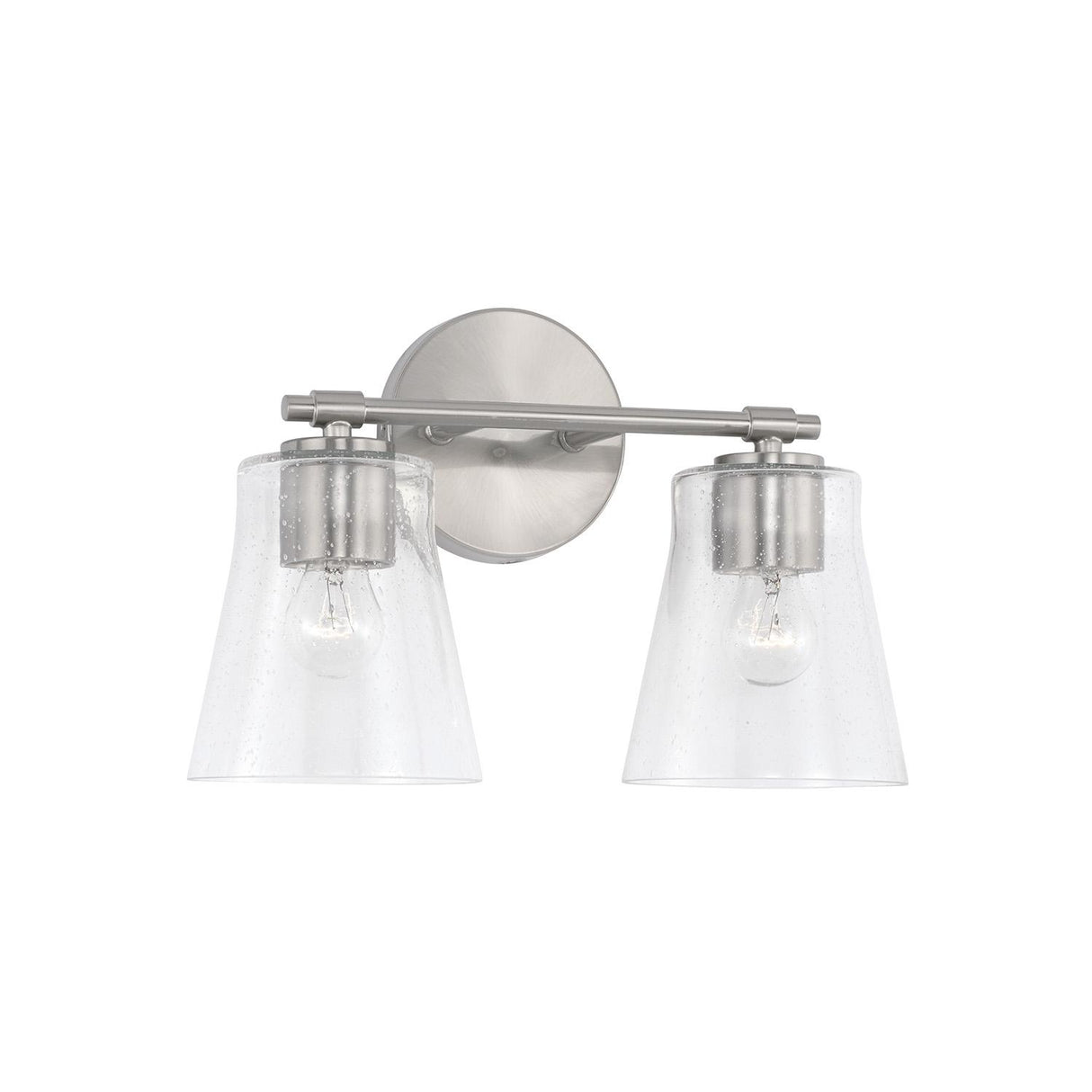 Capital Lighting 146921BN-533 Baker 2 Light Vanity Brushed Nickel