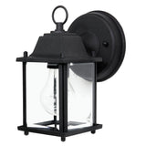 Capital Lighting 9850BK Outdoor 1 Light Outdoor Wall Lantern Black