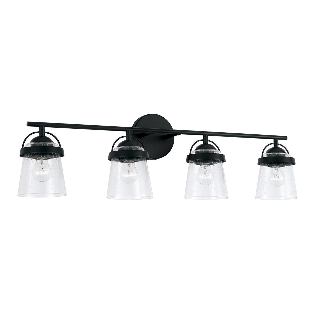 Capital Lighting 147041MB-534 Madison 4 Light Vanity Matte Black