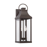 Capital Lighting 946421OZ Bradford 2 Light Outdoor Wall Lantern Oiled Bronze