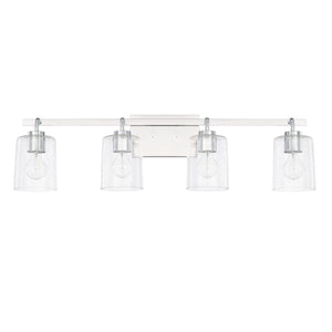 Capital Lighting 128541CH-449 Greyson 4 Light Vanity Chrome