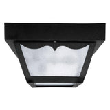 Capital Lighting 9239BK Outdoor 2 Light Outdoor Flush Mount Black