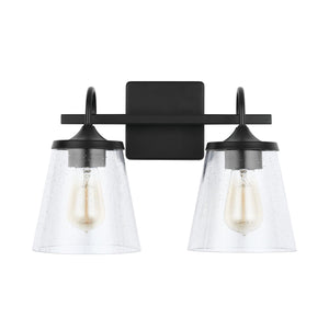 Capital Lighting 139122MB-496 Jayne 2 Light Vanity Matte Black