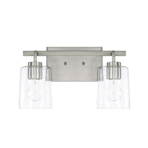 Capital Lighting 128521BN-449 Greyson 2 Light Vanity Brushed Nickel