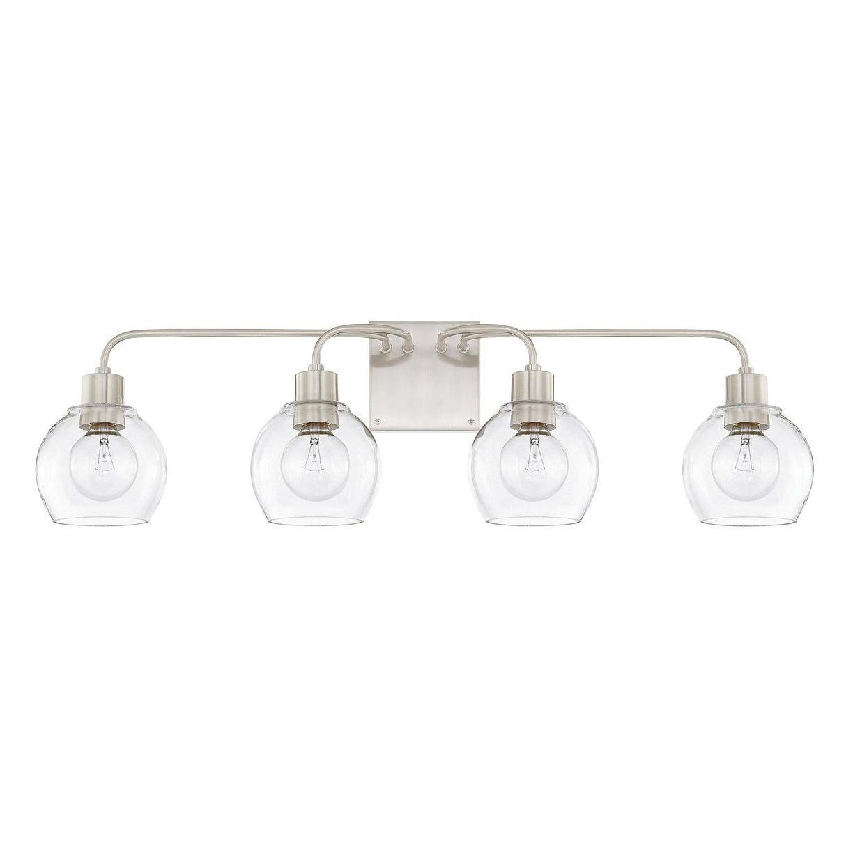 Capital Lighting 120041BN-426 Tanner 4 Light Vanity Brushed Nickel