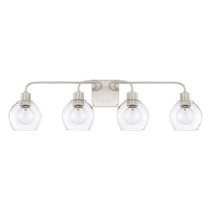 Capital Lighting 120041BN-426 Tanner 4 Light Vanity Brushed Nickel