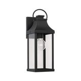 Capital Lighting 946411BK Bradford 1 Light Outdoor Wall Lantern Black