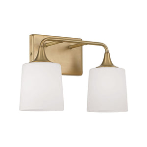 Capital Lighting 148921AD-541 Presley 2 Light Vanity Aged Brass