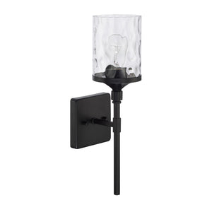 Capital Lighting 628811MB-451 Colton 1 Light Sconce Matte Black