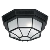 Capital Lighting 9800BK Outdoor 2 Light Outdoor Flush Mount Black