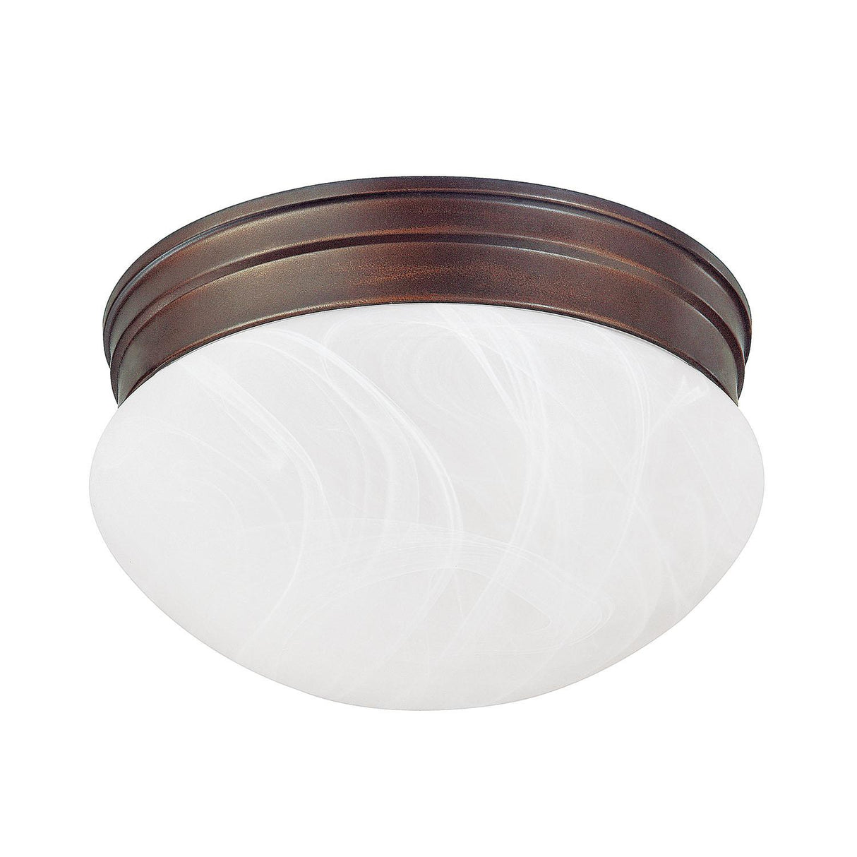 Capital Lighting 5678BB Scott 2 Light Flush Mount Burnished Bronze