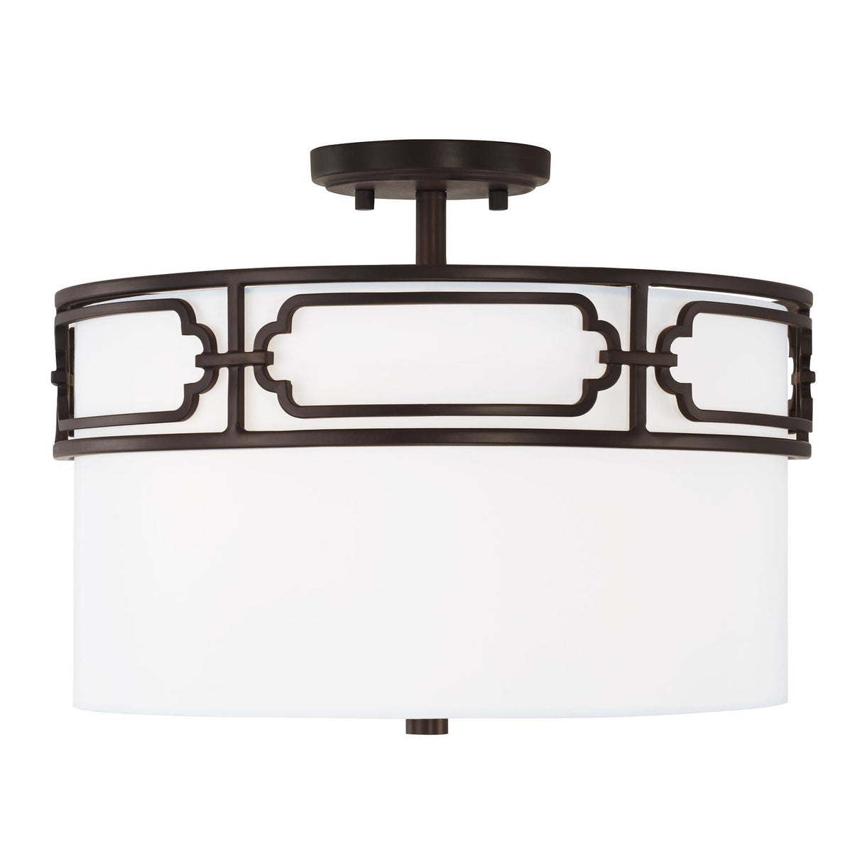 Capital Lighting 243431OB Merrick 3 Light Semi-Flush Old Bronze